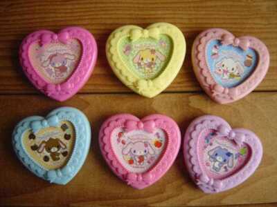 Sanrio Sugarbunnies Mirrors & Comb Compact toy set of 6