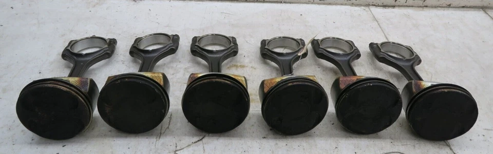Chrysler 300 2011-2014 OEM 3,6 L motor pistones con juego de 6 barras de conexión Foto 2 de 4