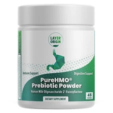 Layer Origin PureHMO Human Milk Oligosaccharide (HMO 2'-FL) Prebiotic Powder