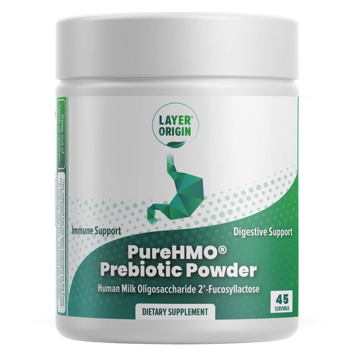 Layer Origin PureHMO Human Milk Oligosaccharide (HMO 2'-FL) Prebiotic Powder