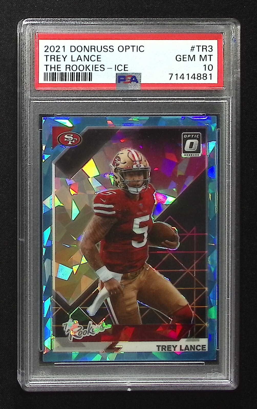 Trey Lance Panini Donruss Optic the Rookies #TR3 Ice