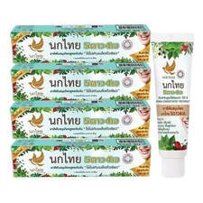 30g x 4 NokThai Herbal Teeth 5star 4A Toothpaste Whitening Concentrated Original