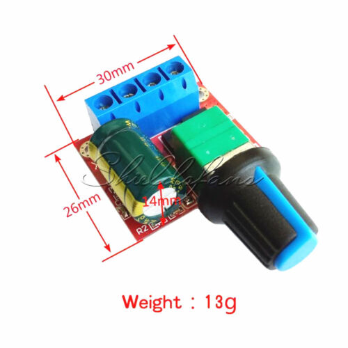 4.5V~35V 5V 6V 12V 24V 5A Mini PWM DC Motor Speed Controller Switch LED Dimmer - Picture 2 of 6