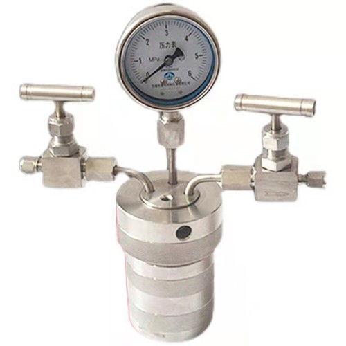 Hydrothermal synthesis Autoclave Reactor vessel +inlet outlet gauge ...