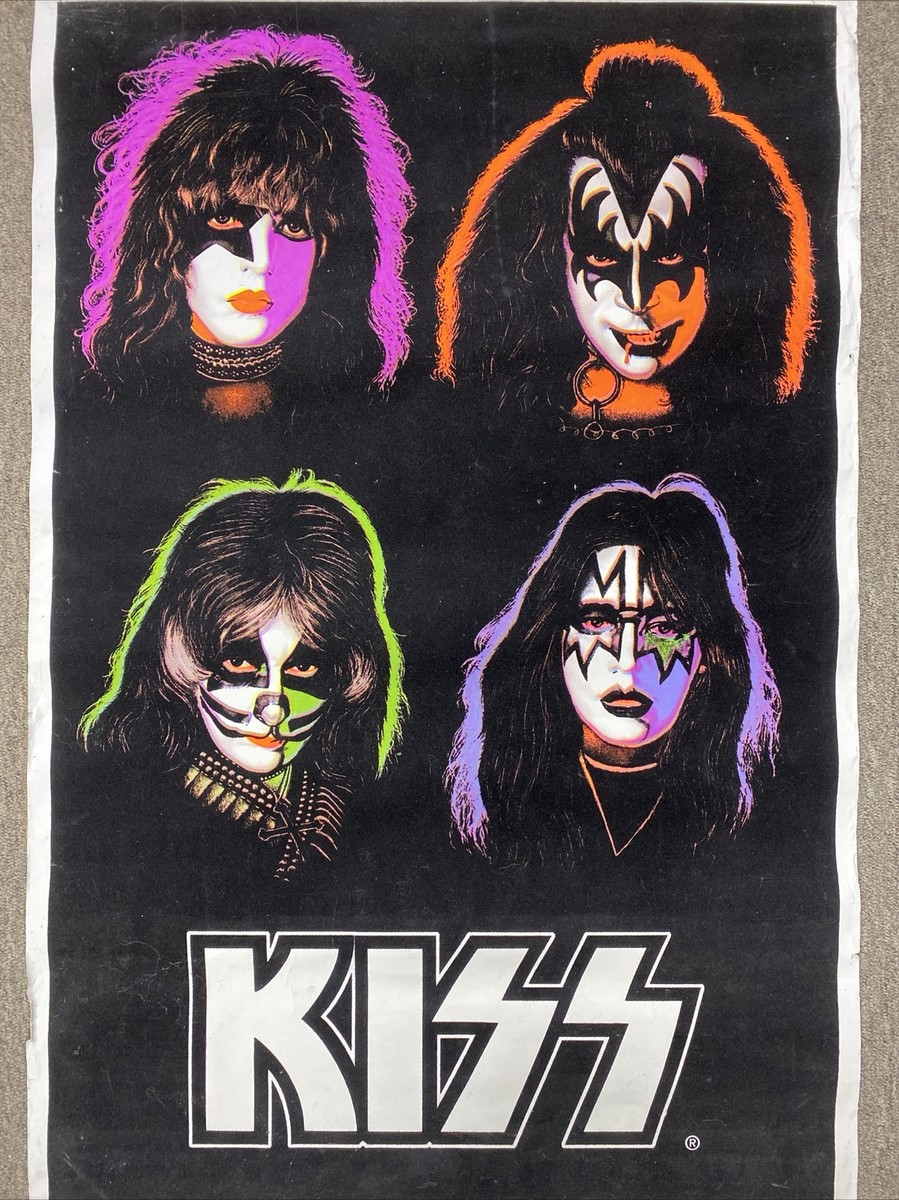 2003 Kiss Velvet Poster #877 Kiss Neon Color 23