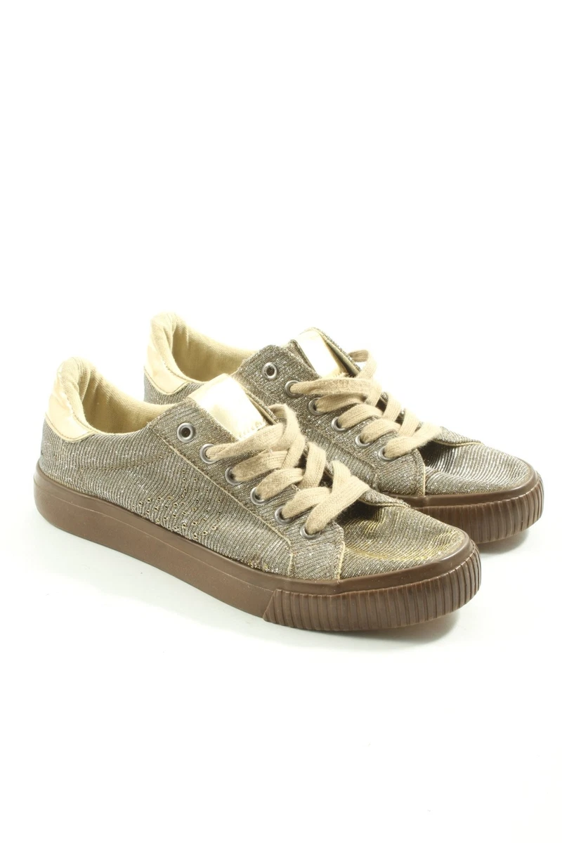KOAJ Zapatilla brogue Mujeres Talla EU 37 color plata color oro