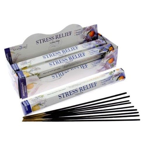 2 x Stamford Hex Aromatherapy 40 Incense Sticks Stress Relief Yoga Meditation - Picture 1 of 3