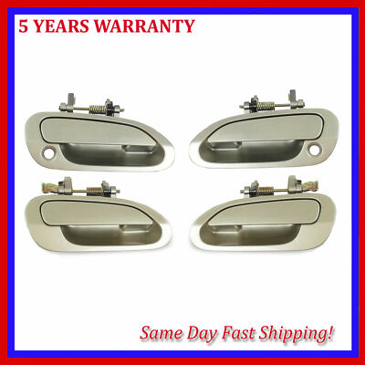 For Honda Accord 98-02 YR508M Heather Mist Metallic Outside Door Handle Set 4