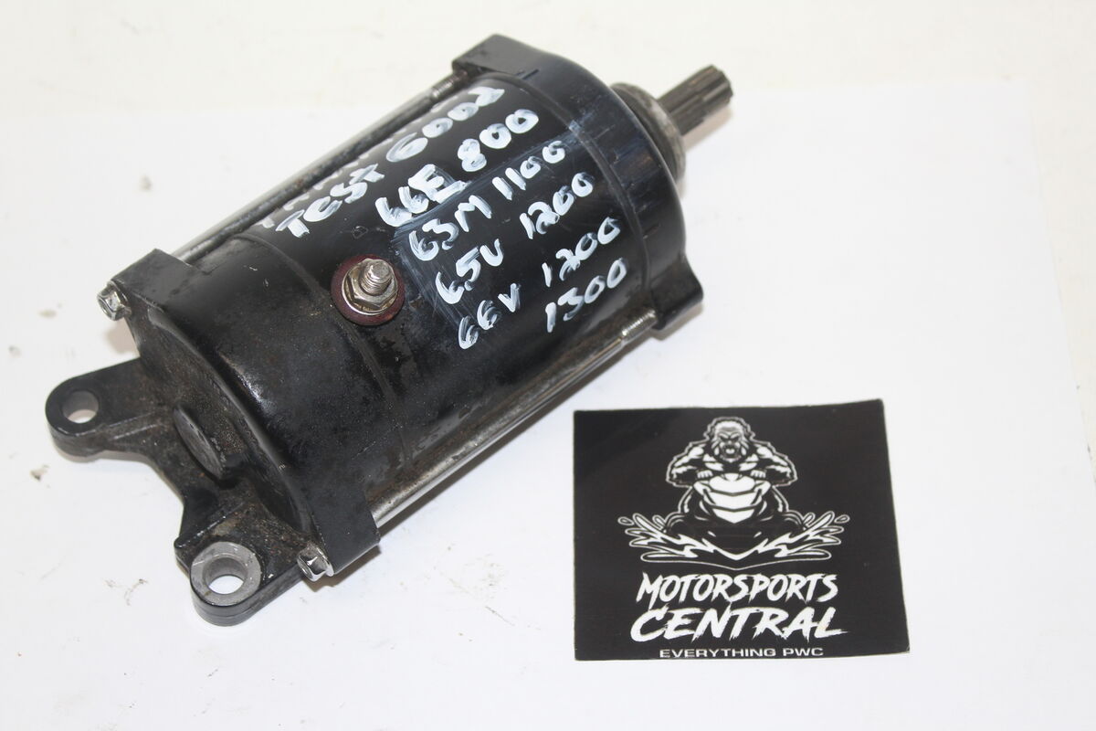 1995-2008 Yamaha OEM Electric Starter Motor 63M-81800-00-00 1995-2008 Yamaha OEM Electric Starter Motor 63M-81800-00-00