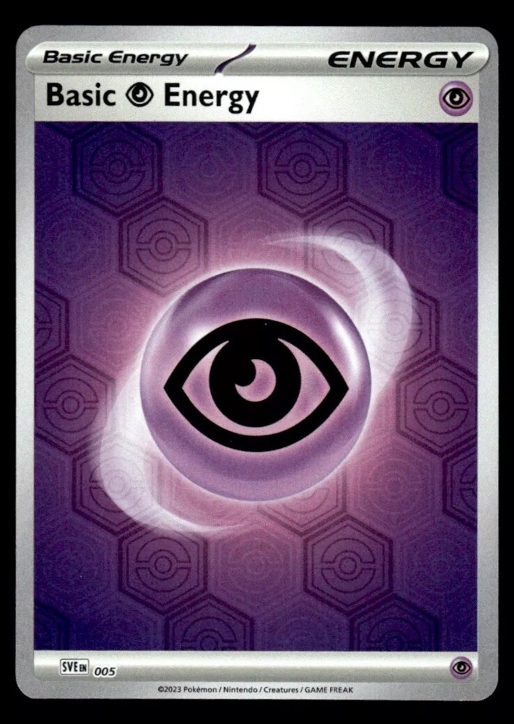 超心理戦/Psychic Battle FOIL Psychic Energy Reverse Holo #005 2024 Pokemon Shrouded Fable