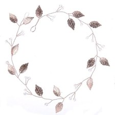 Bride Wedding Hair Vine Headband Silver Glitter Bridal Headpiece Rhinestone