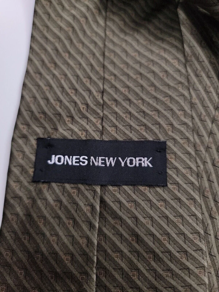 Jones New York мужской официальный галстук 58 «Lx4» W зеленый галстук - Изображение 3 из 4