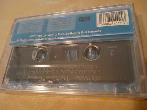 J.D. WALKER -THE CAREER CRIMINAL---1995 CHICAGO UNDERGROUND RAP SEALED CASSETTE! - Picture 3 of 5