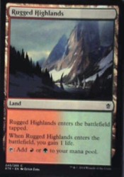 Rugged Highlands (318) - Commander 2016 - Common - MTG