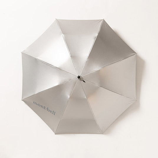 mont-bell Sun Block Umbrella 55 Folding Light Gray Trekking