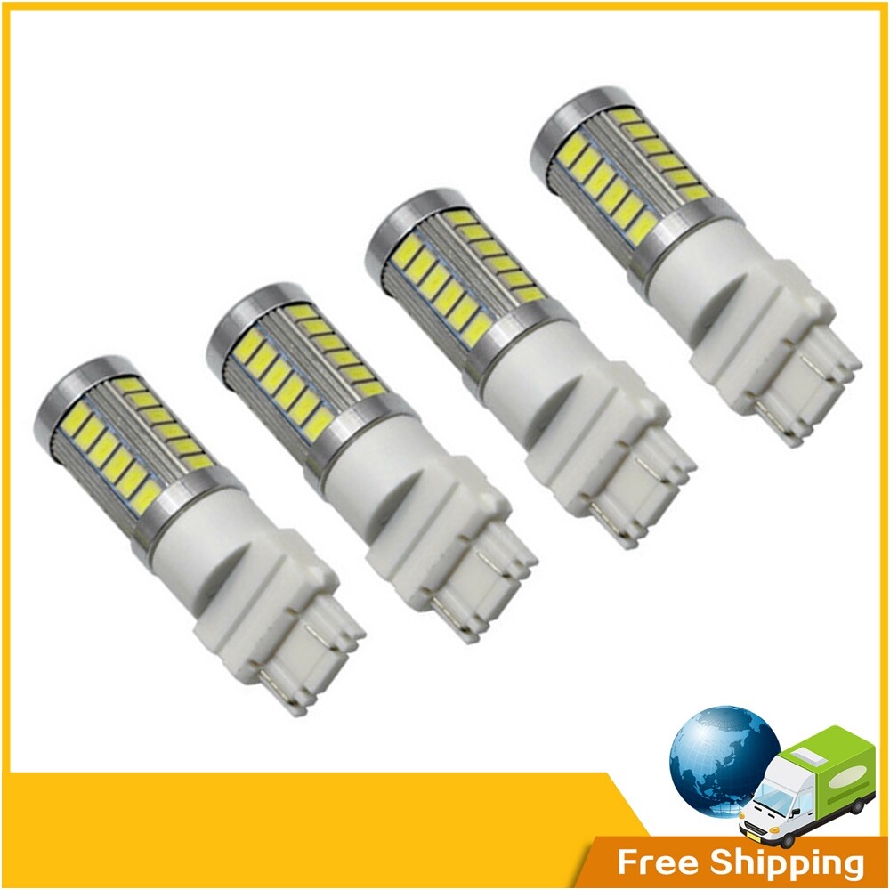 LED DRL Driving Daytime Running Light Bulb Kit 3157 4114 4157 6000K White