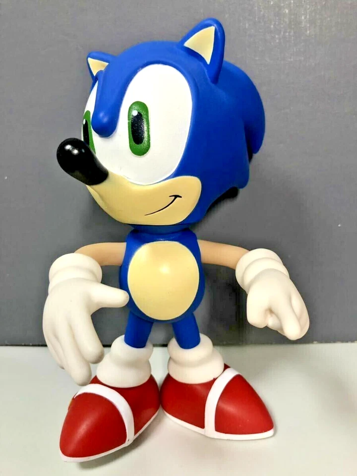 刺猬索尼克系列可动娃娃人偶 9 英寸 MEGA 罕见 SS 世嘉二手 — 第 4/4 张图片