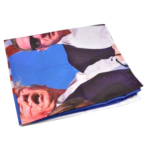 3x5 ft 2024 Trump Fight Fight Fight Flag Fear Not Banner MAGA Trump Vance - Picture 8 of 8