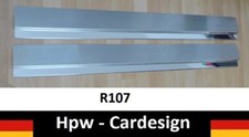 EINSTIEGSLEISTEN SCHWELLERABDECKUNGEN MASSIV EDELSTAHL MERCEDES  R107 C107