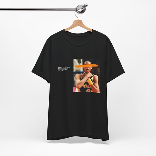 Reggie Miller Tyrese Halliburton Indiana Pacers Choke Sign Knick Premium T-Shirt - Picture 4 of 4