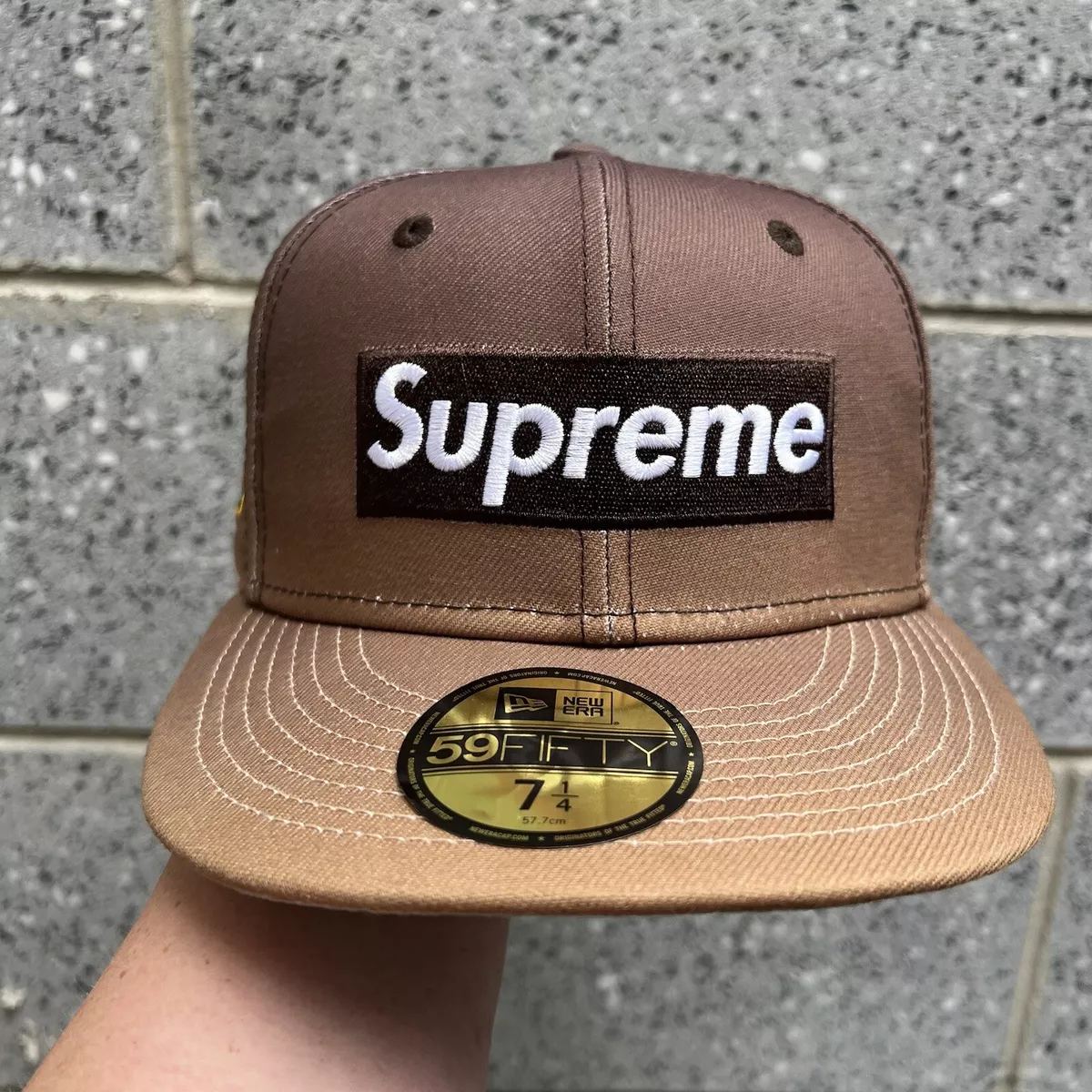 Supreme Ss’23 New Era 59Fifty Gradient Fitted Hat Brown Sz 7 1/4