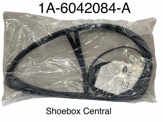 Ford Victoria 1951 3 piezas trasero vidrio sello de goma impermeabilizante Foto 2 de 2