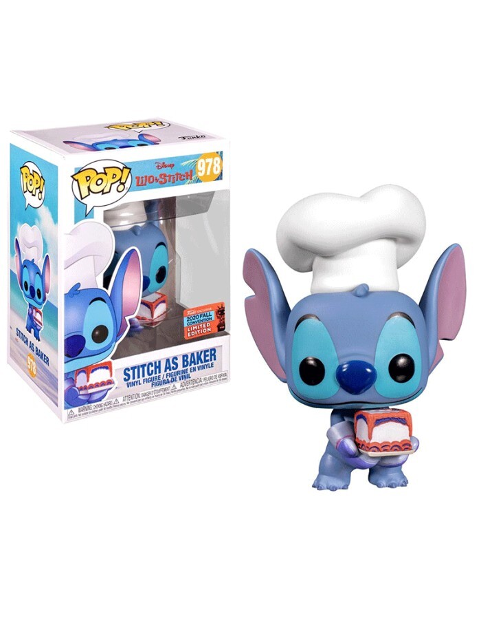 Funko Pop Stitch As Baker Lilo Y Stitch Limited Edition 978