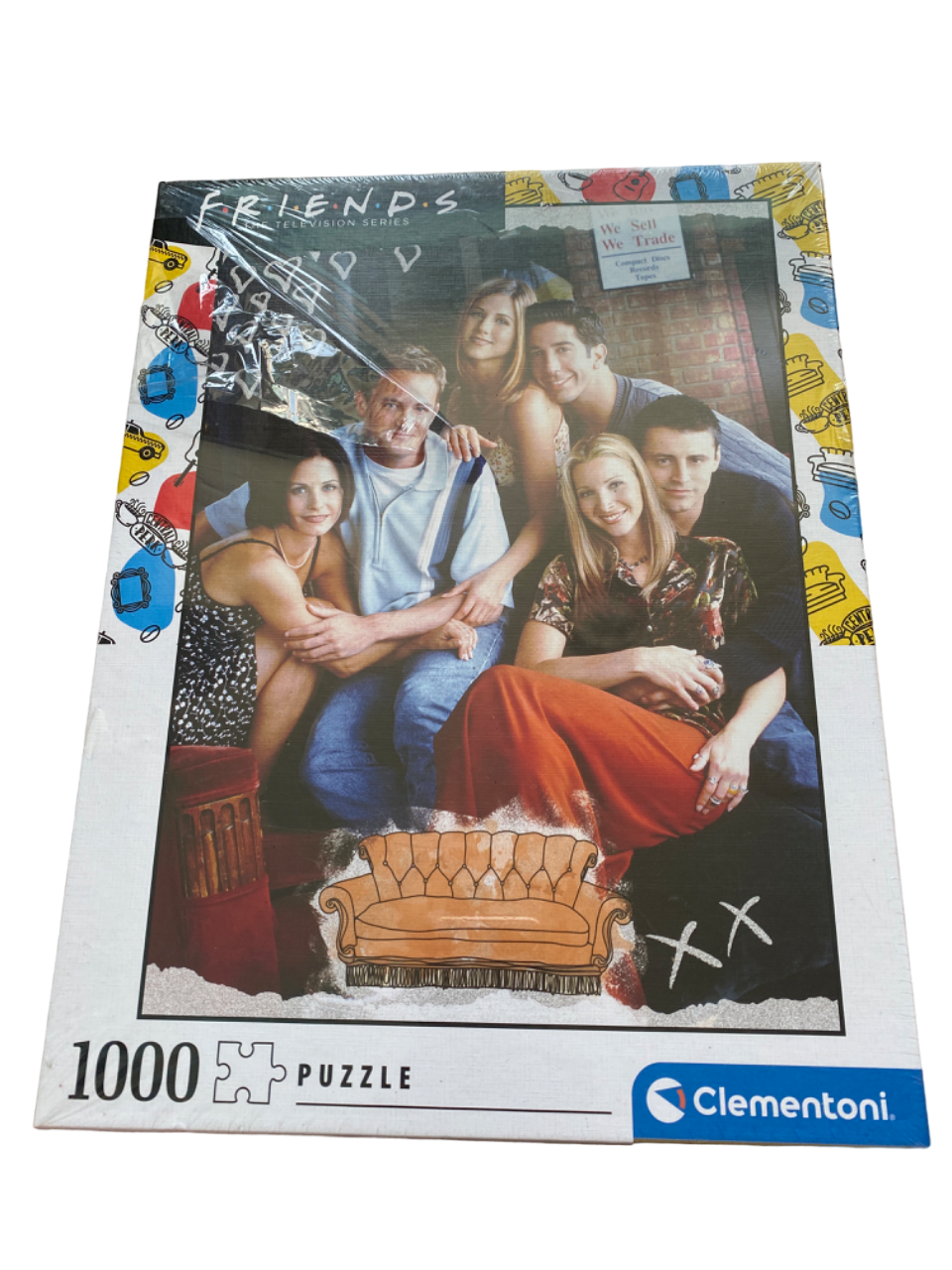 Friends The Television Series 1000 Jigsaw Puzzle (CELLOPHANE DAMAGE) Clementoni
