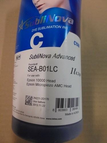 InkTec SEA-B01LB SEA-B01LC SEA-B01LY SEA-B01LC MUTOH VJ1624 MIMAKI TS34-1800 - Bild 3 von 5