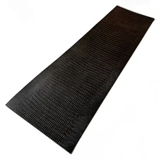 One(1) Piece Pool Cue Leather Wrap Black Lizard Embossed Cowhide