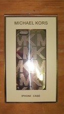 MICHAEL KORS MK IPHONE IPHONE 6 GOLD MONOGRAM EMBOSSED METALLIC LUXURY FASHION