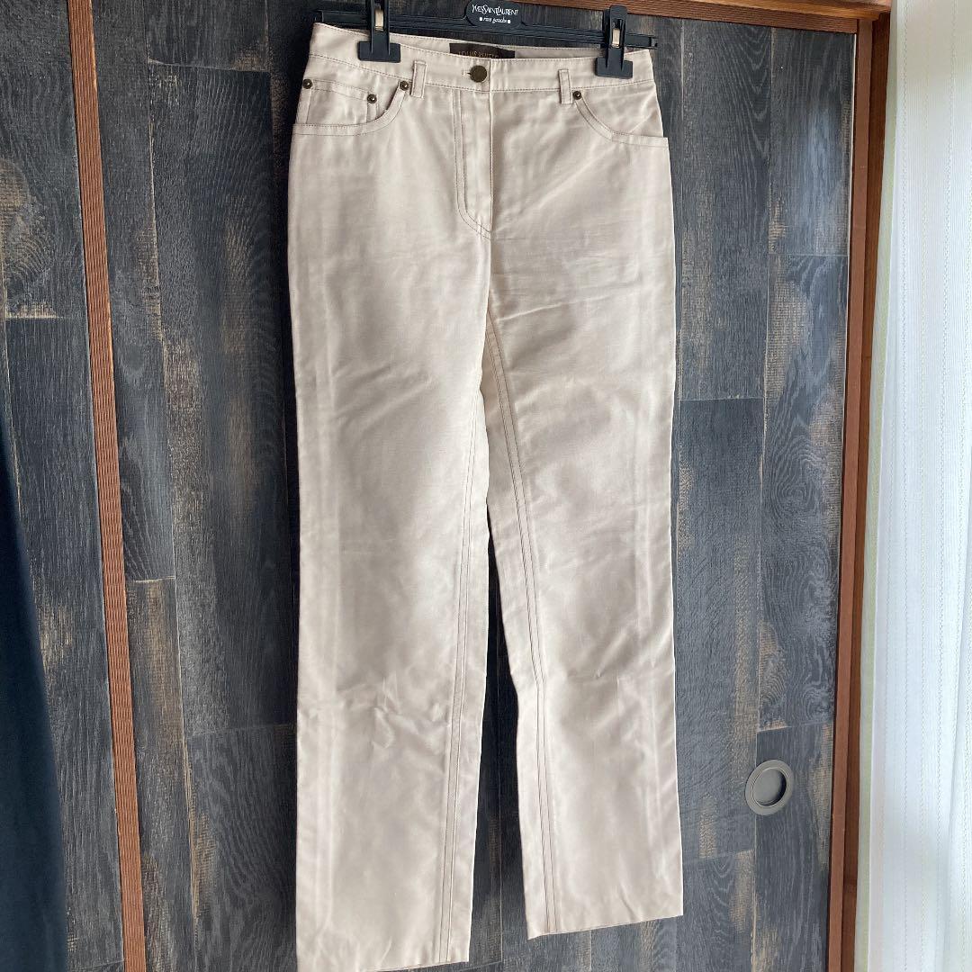 LOUIS VUITTON Straight Denim Pants Jeans 36 Sand beige LOUIS VUITTON Straight Denim Pants Jeans 36 Sand beige