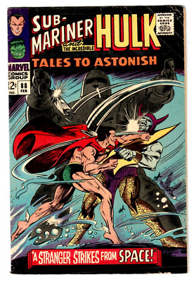 TALES TO ASTONISH #88 Marvel Comics 1967 Submariner, Hulk , VG- 3.5 Bill Everett