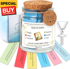 Bible Verse Jar, Christian Gifts for Women Faith, Inspirational Gift for Mom, Re
