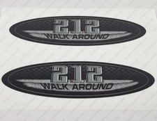 HYDRA SPORTS 212 WALK AROUND 2002 OVAL DECALS STICKERS Set of 2 7.7" LONG