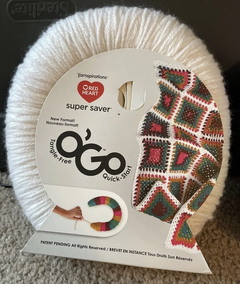 Red Heart Super Saver O'Go Tangle Free Medium Acrylic 7oz Yarn Choice Color - Image 2 of 4