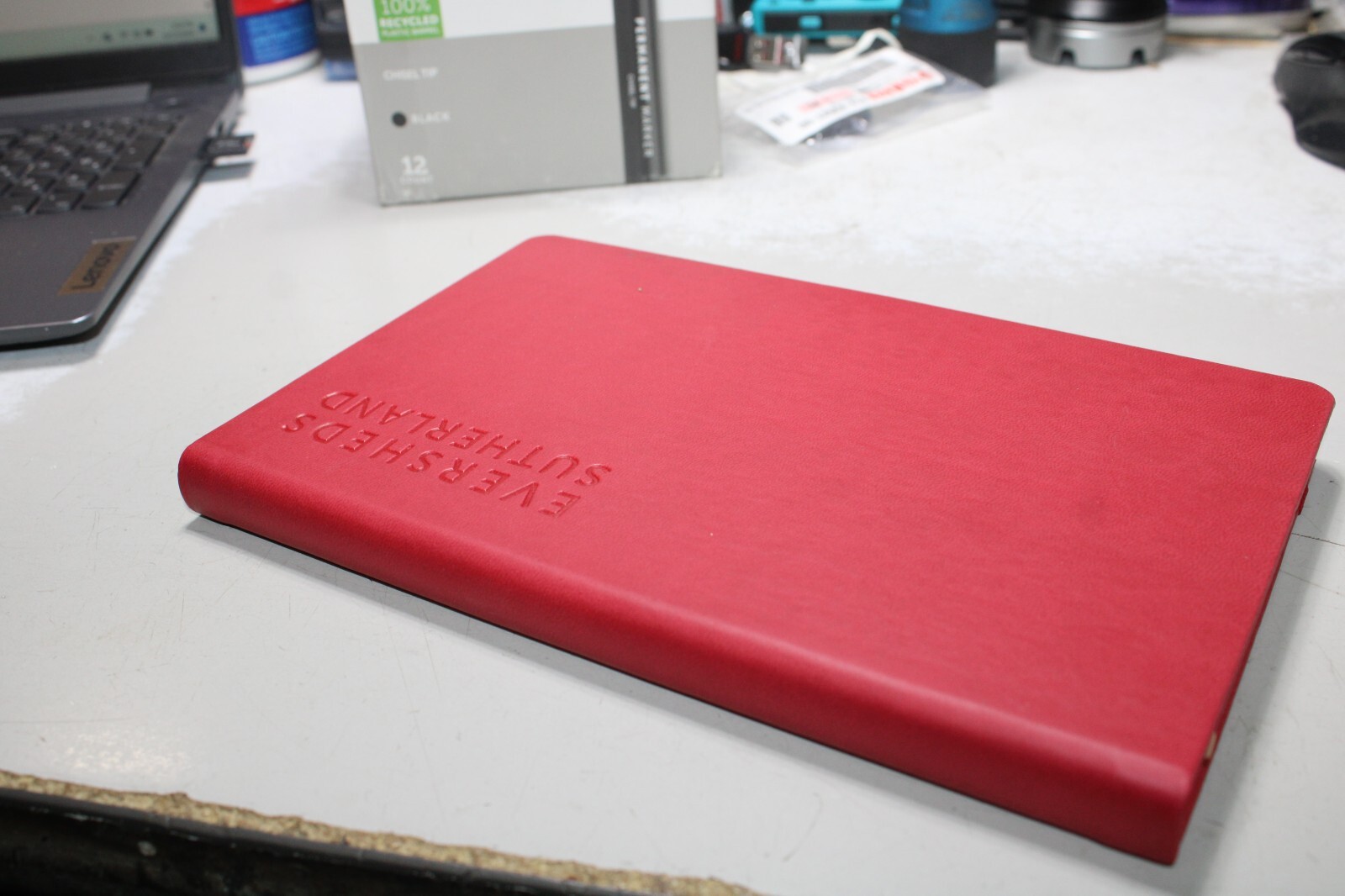 Notebook Castelli Made in Italy  RED Journal NEW Business Finance EVERSHEDS