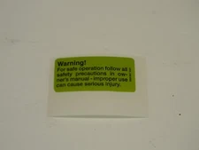 WARNING LABEL DECAL STICKER FOR STIHL CHAINSAW 015 031 028 051 075 045 056 MORE 