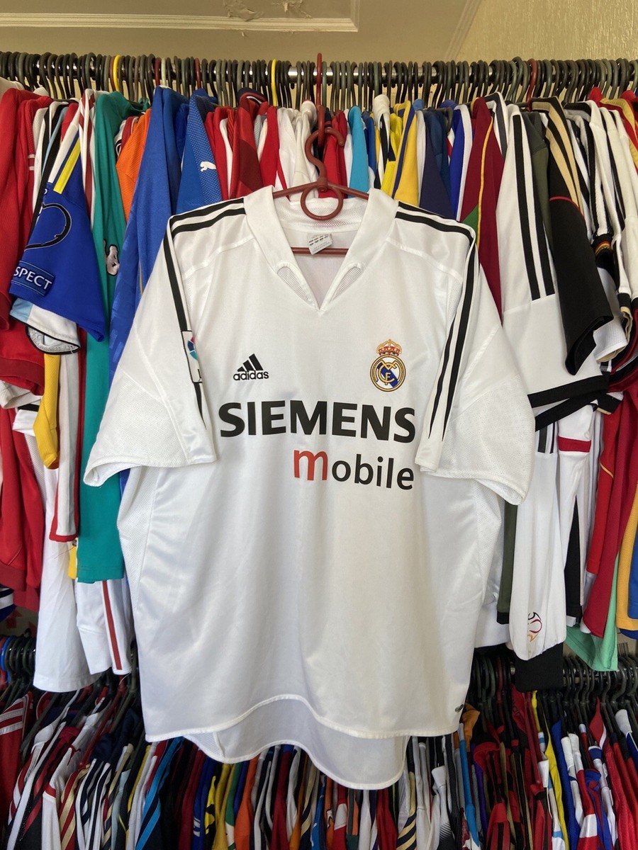 REAL MADRID 2004 2005 HOME FOOTBALL SHIRT SOCCER JERSEY ADIDAS