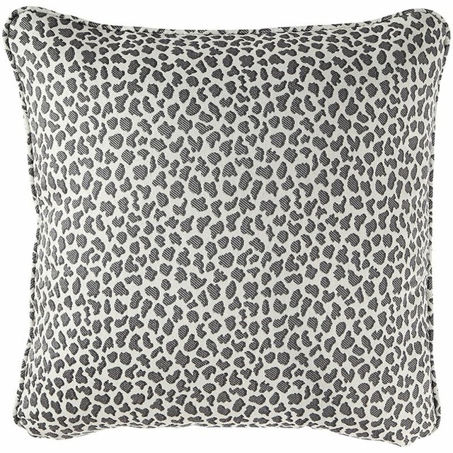 grey cheetah pillow
