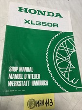 Honda XL350R F 1985 XLR 350 supplément manuel revue technique service atelier