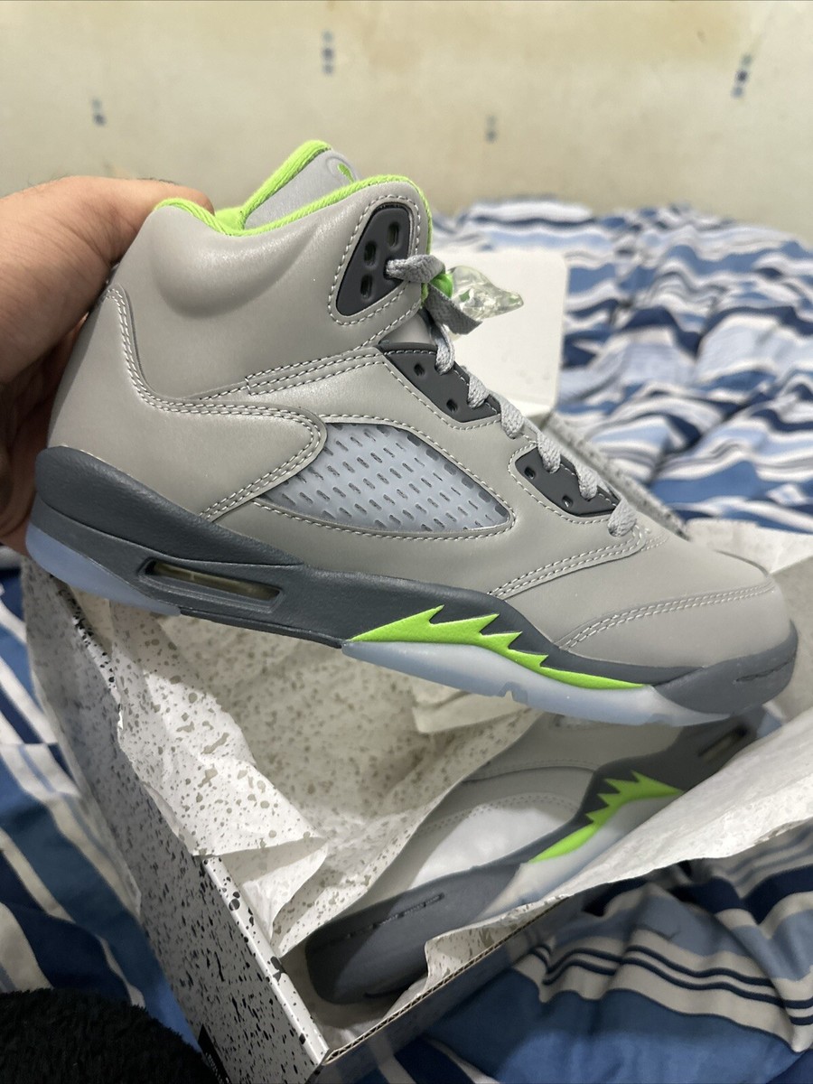 Nike Air jordan 5 retro Green Bean REFLECTIVE UK Size 6 | eBay
