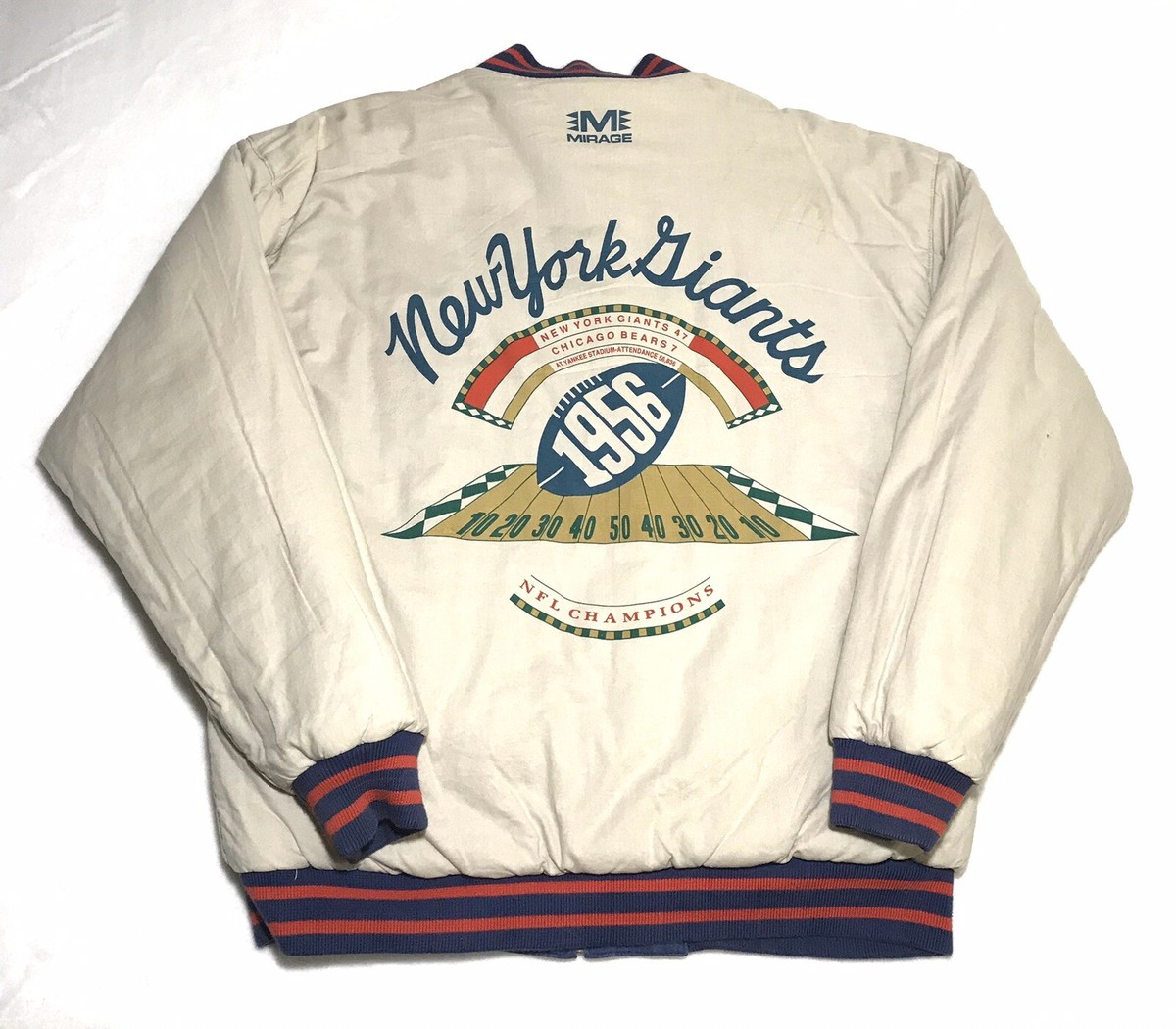 Vintage Mirage New York NY Giants NFL Jacket Reversible Size Vintage Mirage New York NY Giants NFL Jacket Reversible Size