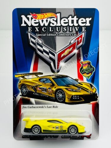 Hot Wheels 2024 24th Nationals Newsletter Exclusive CORVETTE C8R gelb 557/1000