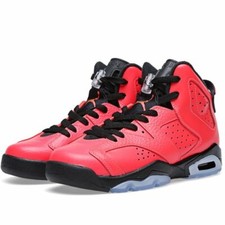 Nike Kid's Air Jordan 6 Retro 'Infrared 23' Infrared/Black Sz 3.5 384665-623