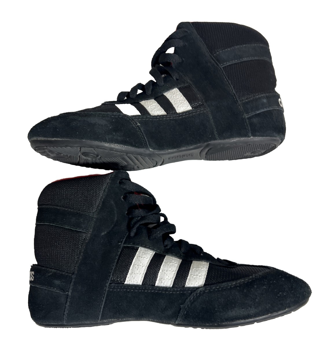 1998 Adidas Club Mondial 2 Vintage Wrestling Black Red Shoes Mens