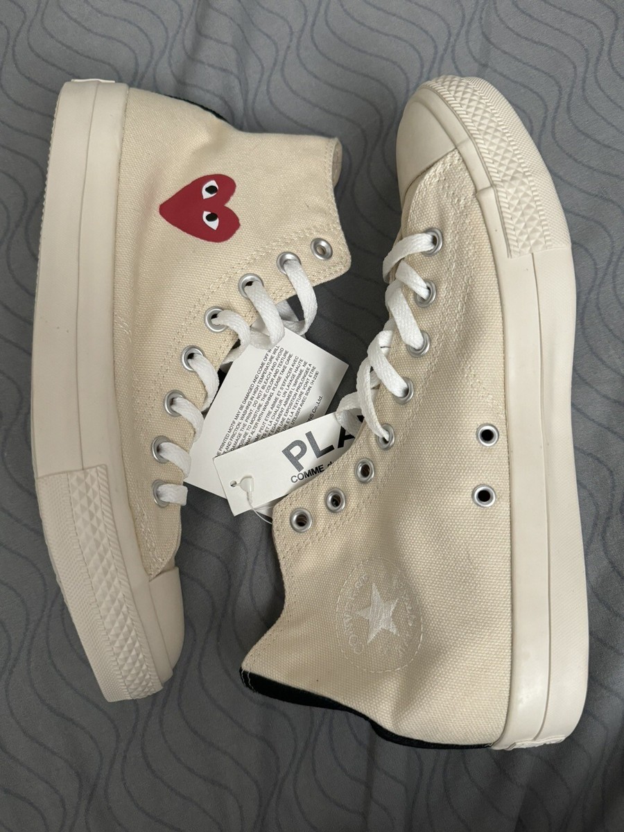 Vintage Converse Chuck Taylor All-Star 70 Hi Low Comme des Garcons Cdg Play  US