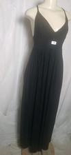 Kenar Womens Sleeveless Maxi Dress Stretch Pleated Pullover Medium 56 Inches 