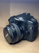 Canon EOS 40D DSLR Bundle : EF 50mm f/1.4 - 18-55mm Lens   Ready to shoot