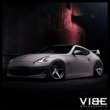 19 Ferrada Fr3 Silver Concave Wheels Rims Fits Nissan 370z